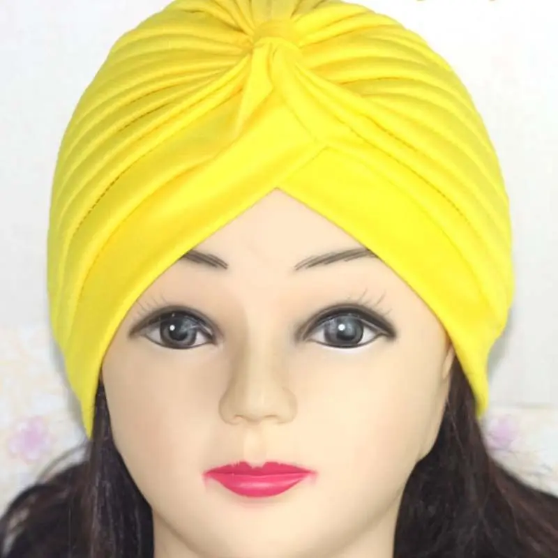 Hot Colorful Stretchy Beanie urban India Caps Chemo Hat 