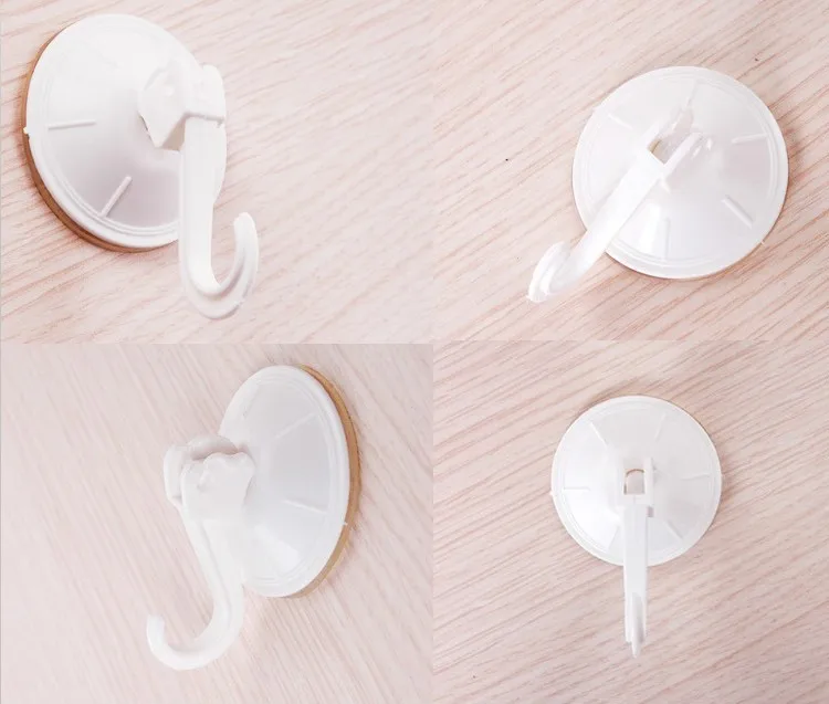 

5pcs/lot New Removable Bathroom Kitchen Wall Strong Suction Cup Hook Hanger Vacuum Sucker