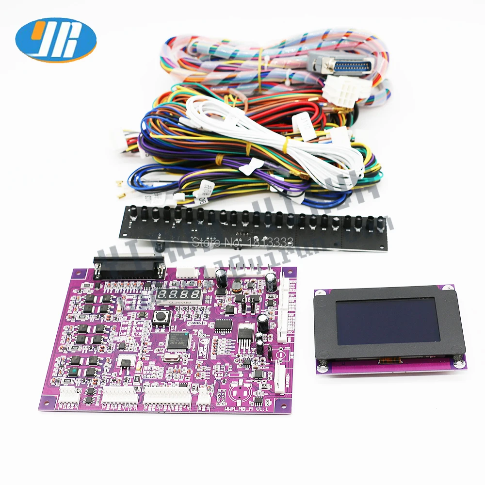 

Toy Crane Machine Mother Board Intelligent Clwa Game Board With Wire Harness LCD Display Counting Sensor