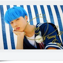 Подписанный NCT DREAM Ji Sung фото с автографом 6 дюймов мы молодые 5 версий K-POP 092017