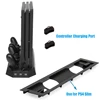 PS4 Slim/PRO 2 in 1 Vertical Cooling Stand with Dual Joypad Charging Station & 3 HUB Port 4 Caps for Sony PlayStation 4 PS4 Slim ► Photo 2/6