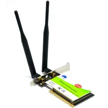 Atheros AR9220 802.11a/b/g/n 2,4 ГГц/5 ГГц 300 Мбит/с Настольный PCI WiFi адаптер беспроводной карты сетевой адаптер для ROS/Windows 10/8/7