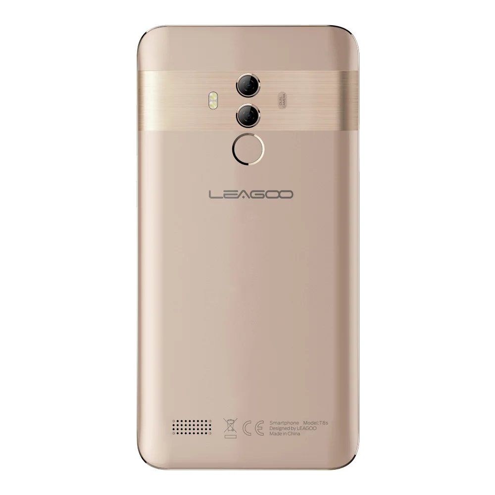 Смартфон LEAGOO T8s Face ID 5,5 ''FHD Incell ram 4 Гб rom 32 ГБ Android 8,1 MT6750T Octa Core 3080 мАч Две камеры 4G мобильный телефон - Цвет: GOLD