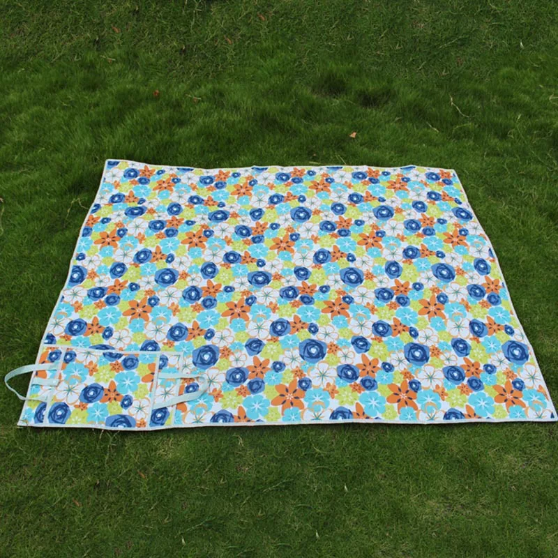 600D المطبوعة أكسفورد القماش picknick حصيرة في الهواء الطلق التخييم ستراند vochtbestendige Deken Draagbare التخييم حصيرة Wandelen الشاطئ سادة