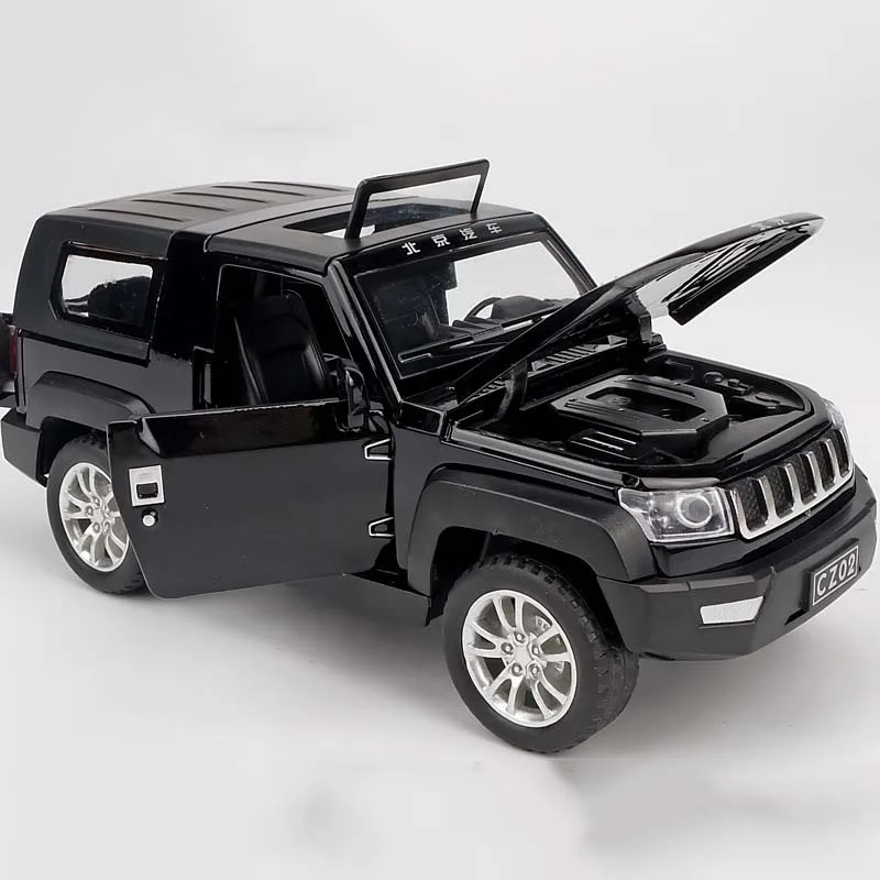1:32 Jeep внедорожный сплав модель автомобиля звуковой светильник оттяните назад