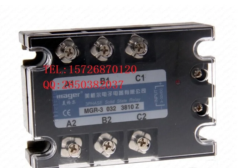 

mager MGR-3 032 38100 Z 100A three-phase solid state relay DC-AC control