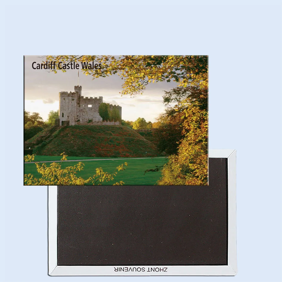 

Cardiff Castle, Wales, United Kingdom, Refrigerator magnet, Tourist souvenirs, Home creative ornaments 24658