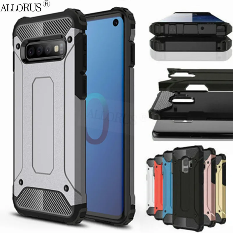 

Luxury Armor Case for Samsung S10 s10e S10 plus Shockproof Silicone Cover for Samsung s10 S10e s10+ Full Protective case