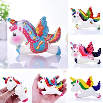 

Squishy Pegasus Anti-stress Toys For Children Squish Stress Relief Novelty Gag Toys Fun Gags Practical Jokes Squeeze Toy Gift