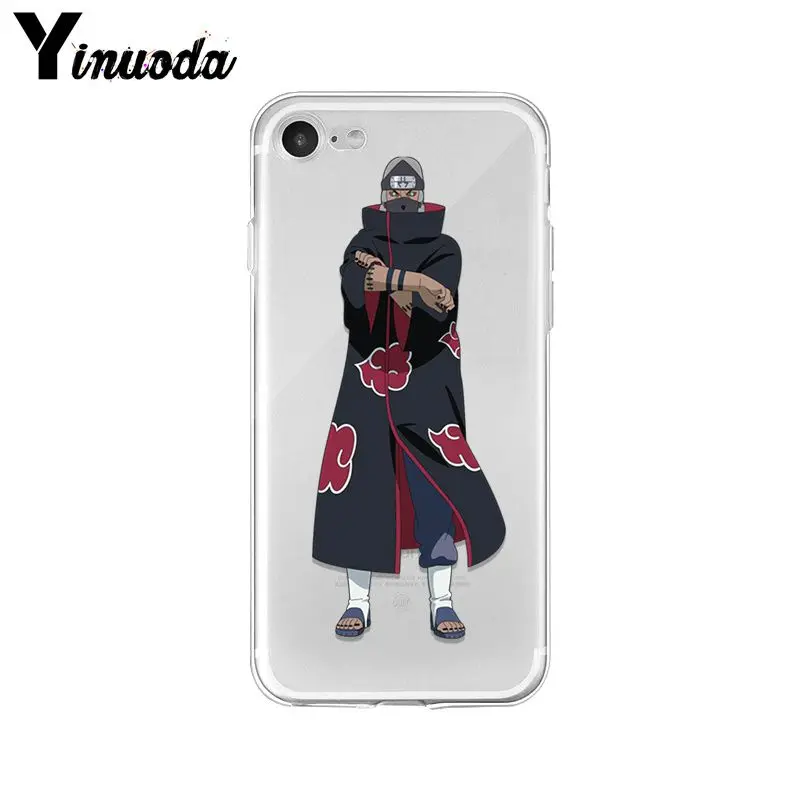 Yinuoda Naruto AKATSUKI уникальный новейший модный чехол для телефона iPhone 8 7 6 6S Plus X XS max 10 5 5S
