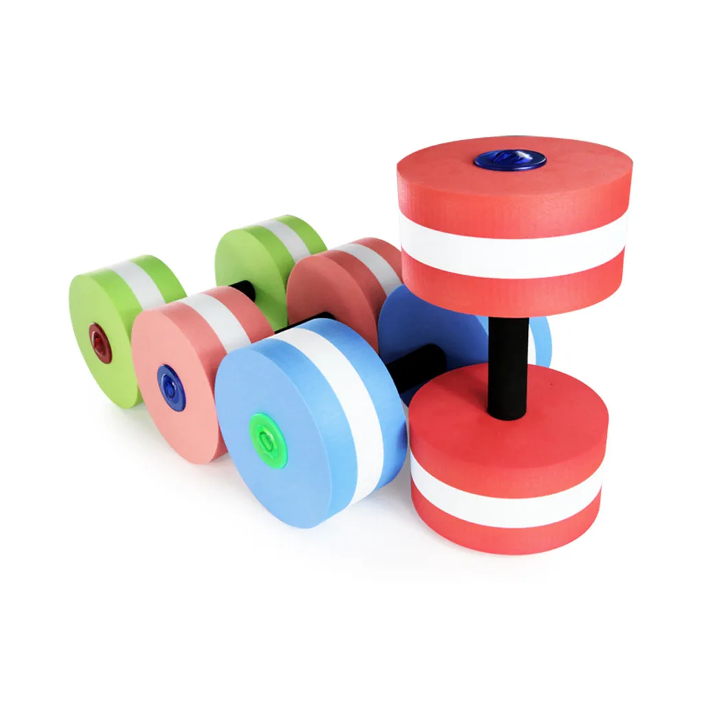 

2pcs Water Aquatics Aerobics Dumbbell Weights Swimming Fitness Pool Exercise Workout Medium Aquatic Barbell Fitness Training