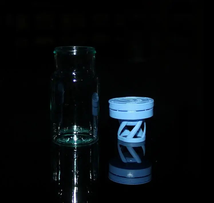 50ML40pcs/лот высшего класса пустая капсула бутылка с осушителем, прозрачный безопасный мягкий контейнер капсулы, таблетки бутылка для многоразового использования - Цвет: Blue