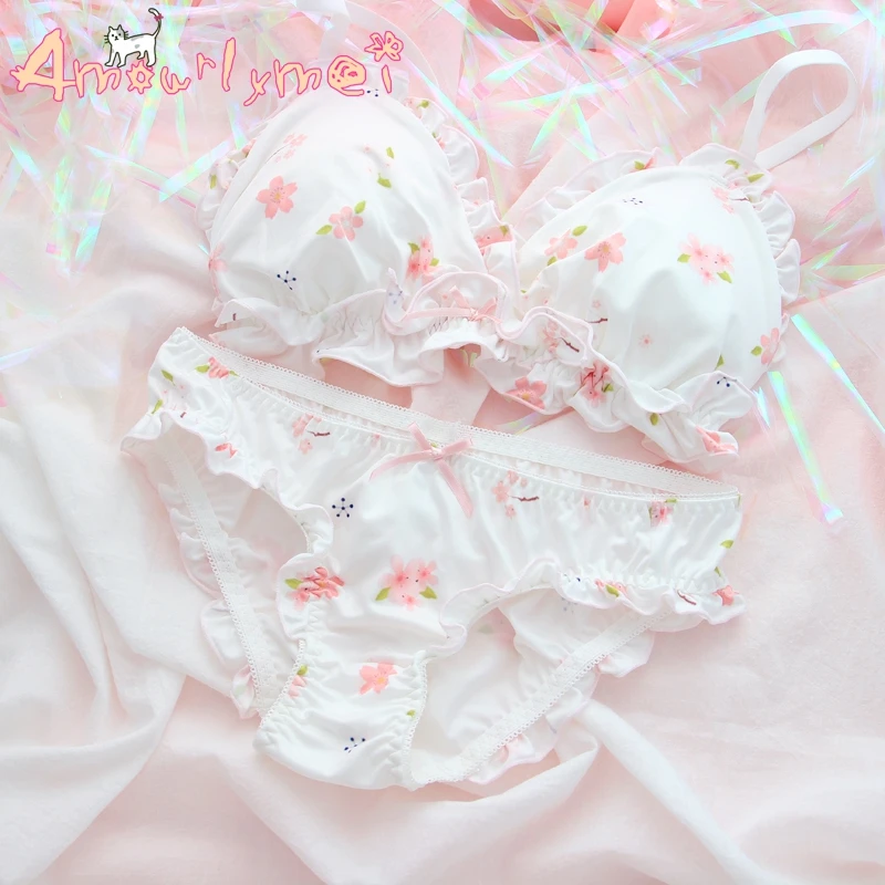 Kawaii сладкий принцесса Лолита розовый Сакура/улыбающиеся облака милый японский