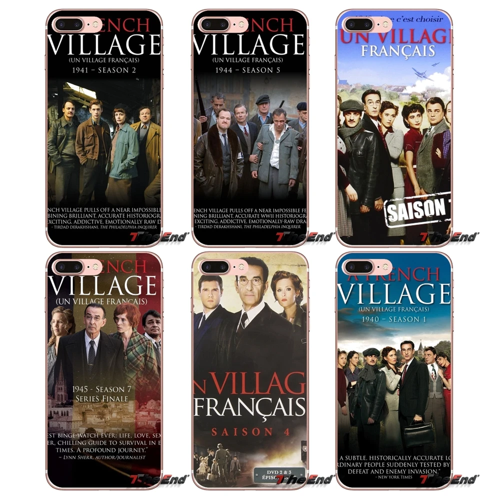 For Huawei G7 G8 P7 P8 P9 Lite Honor 4C 5X 5C 6X Mate 7 8 9 Y3 Y5 Y6 II 2 Pro 2017 Un village franais Season Silicone Case | Мобильные