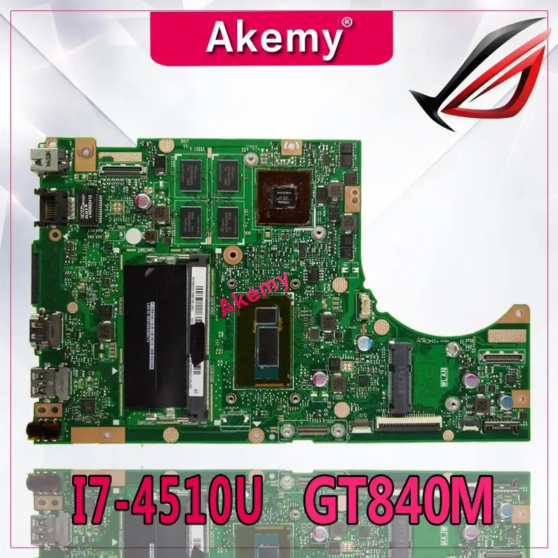 Akemy TP500LN материнская плата для ноутбука For Asus TP500LNG TP500LA TP500L TP500 тестовая