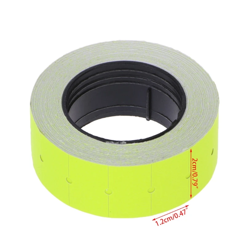 500pcs/roll Colorful Price Label Paper Tag Mark Sticker For MX-5500 Labeller Gun Self-adhesive Design Price Label Retail Tags