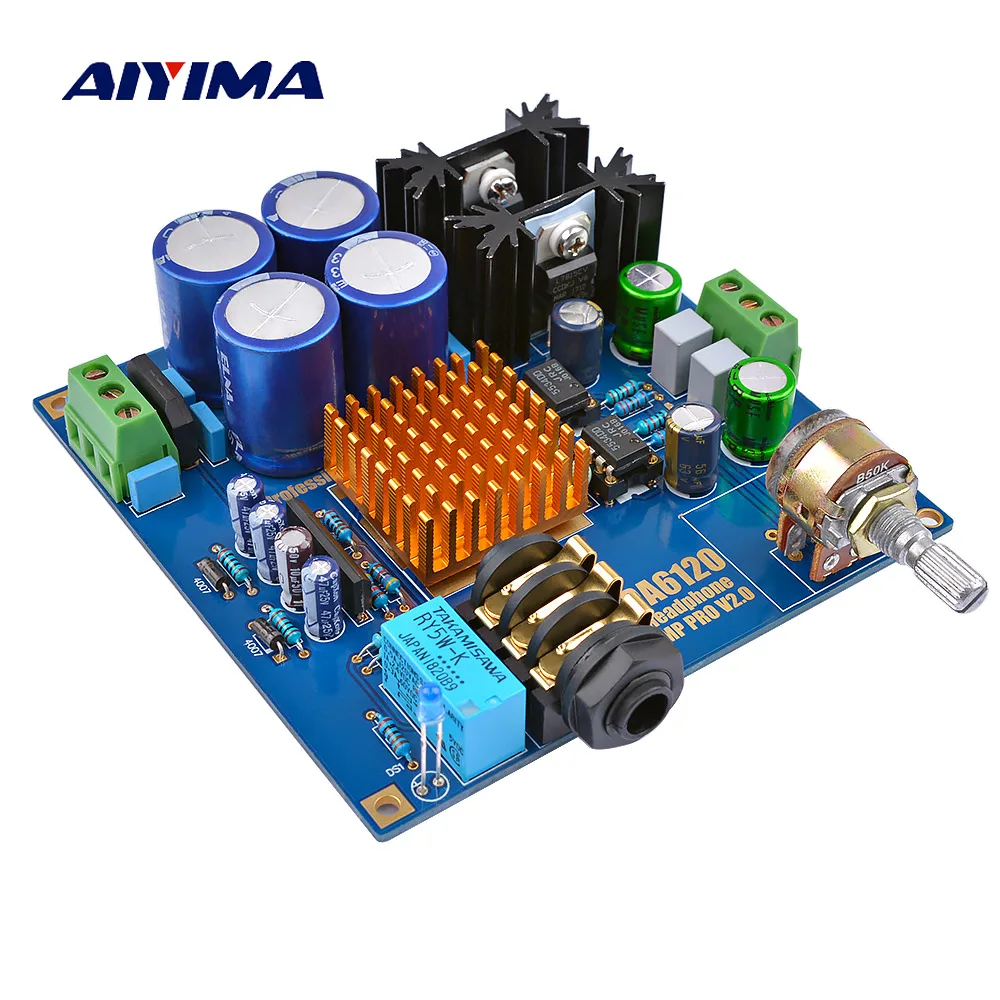 AIYIMA TPA6120A2 Hi Fi усилитель для наушников плата Афинский имбирский энтузиаст звука