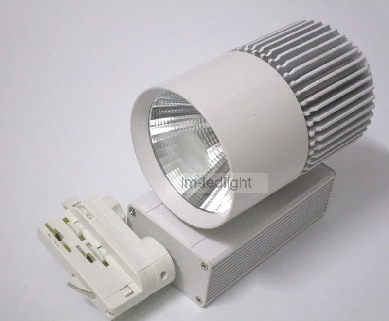 

0-10V dimmable led rail track 20w 4 wire 3 phase 20pcs warm white 3000k day white 4000k pure white track led free shipping