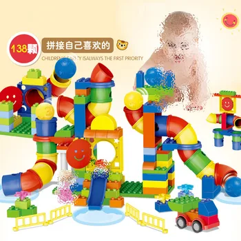 

My First Pipeline Castle 138pcs Creative Play All-in-One Game Model Building Blocks KIDS Gifts Sets Compatible With Toys Duplo