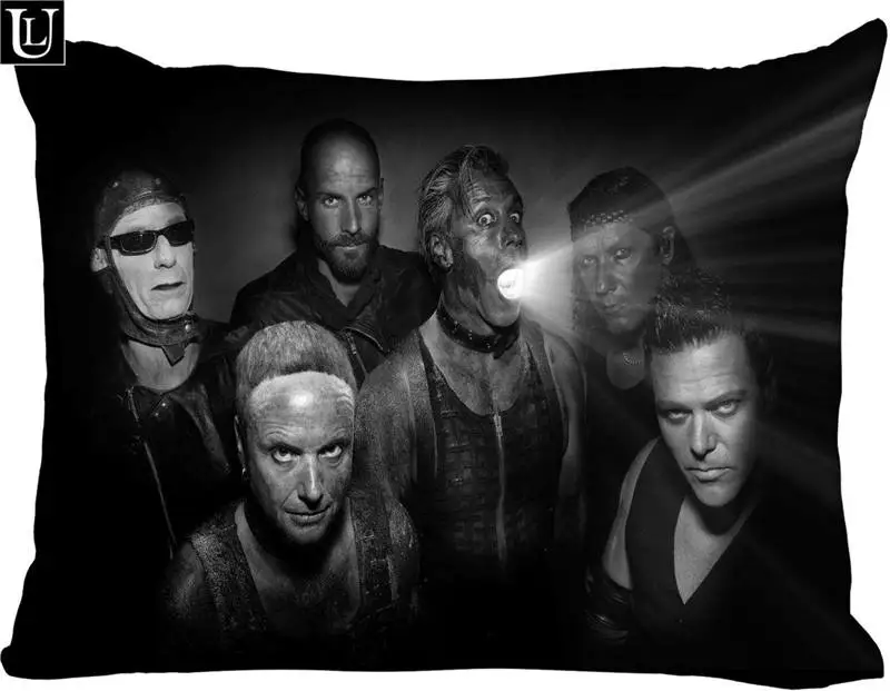 

Custom Rammstein Rectangle Pillowcase zipper Classic Pillow Case DIY Pillow Case With Your Picture 20x30inch