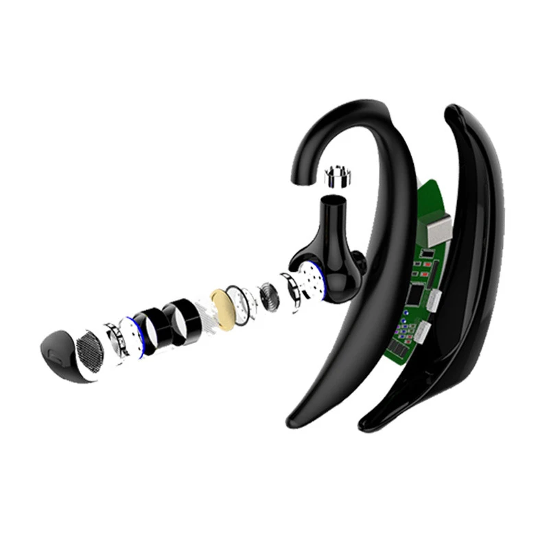 Bluetooth Earphones Wireless Headset Ear Hooks Noise Cancelling In-ear Earbuds With Mic for iPhone and Android