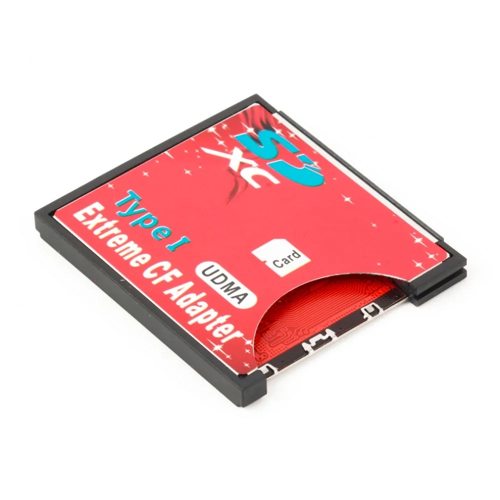 100 High Quality Single Slot Extreme For Micro SD SDXC TF To Compact Flash CF Type 2