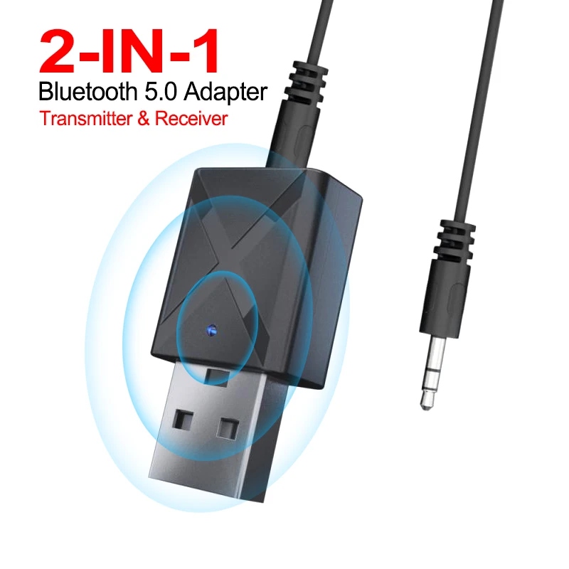 2-in-1Bluetooth адаптер беспроводной usb-адаптер Bluetooth музыкальный звуковой приемник