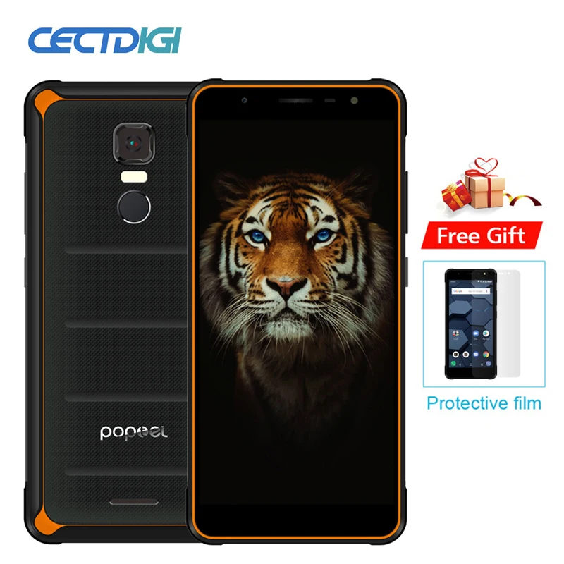 POPTEL P10 NFC Смартфон с 5 дюймовым дисплеем четырёхъядерным процессором ОЗУ 4 Гб ПЗУ 64