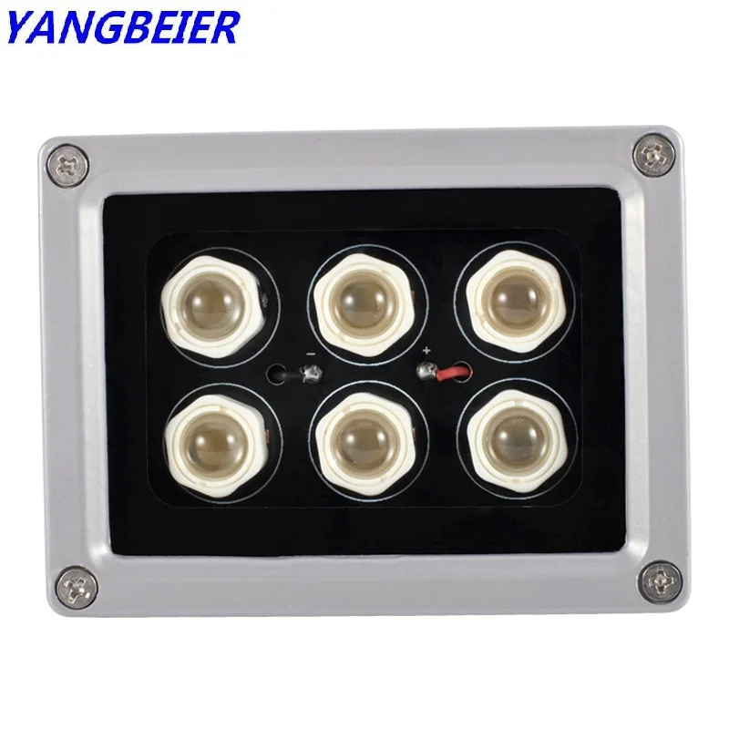 

Ybr Laser Lamp Hd Night Vision IR Illuminator Infrared Leds Outdoor Waterproof Light For Cctv Security IP Ahd Camera 6w 100M