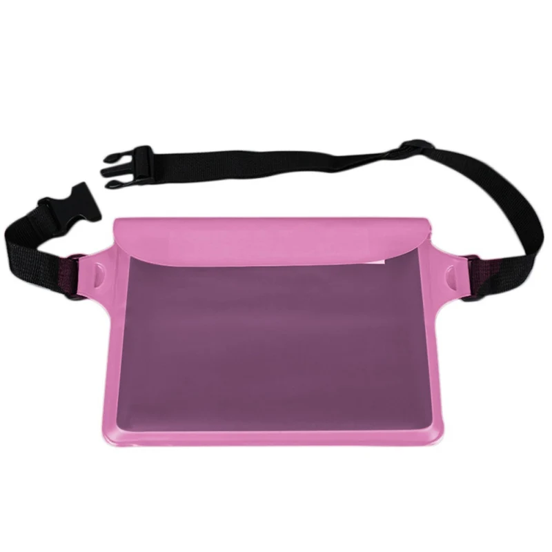 Waterproof Dry Pack Outdoor Swimming Drifting Waterproof Pouch Dry Bag PVC Waist Phone Cover Storage Protective Bag - Цвет: 5