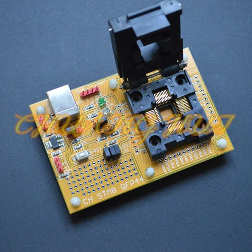 

IC TEST STM8-QFP44 Core board STM8A STM8S STM8L Download seat test socket Programmer adapter TQFP44 LQFP44 0.8mm pitch