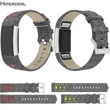HIPERDEAL ремешок для FitBit Charge 2 браслет кожаный узор смарт-аксессуары маленькая Спортивная Замена Smartwatch JA15b