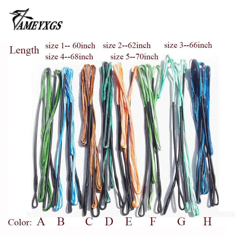 

1 Pcs Archery 16 Strand Flying Bow String 60-70inch Replacement Recurve Traditional Bow Longbow Hunting Shooting Accessories