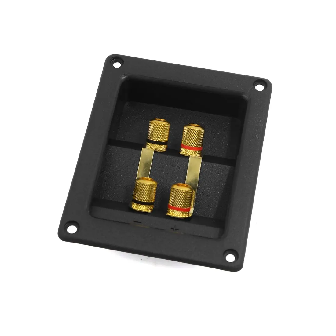 uxcell Square Black Car Audio Speaker Spring Binding Post ...