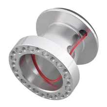 Серебряный Алюминий рулевого колеса 6-луночное ступицы адаптер подходит для Nissan R32 все