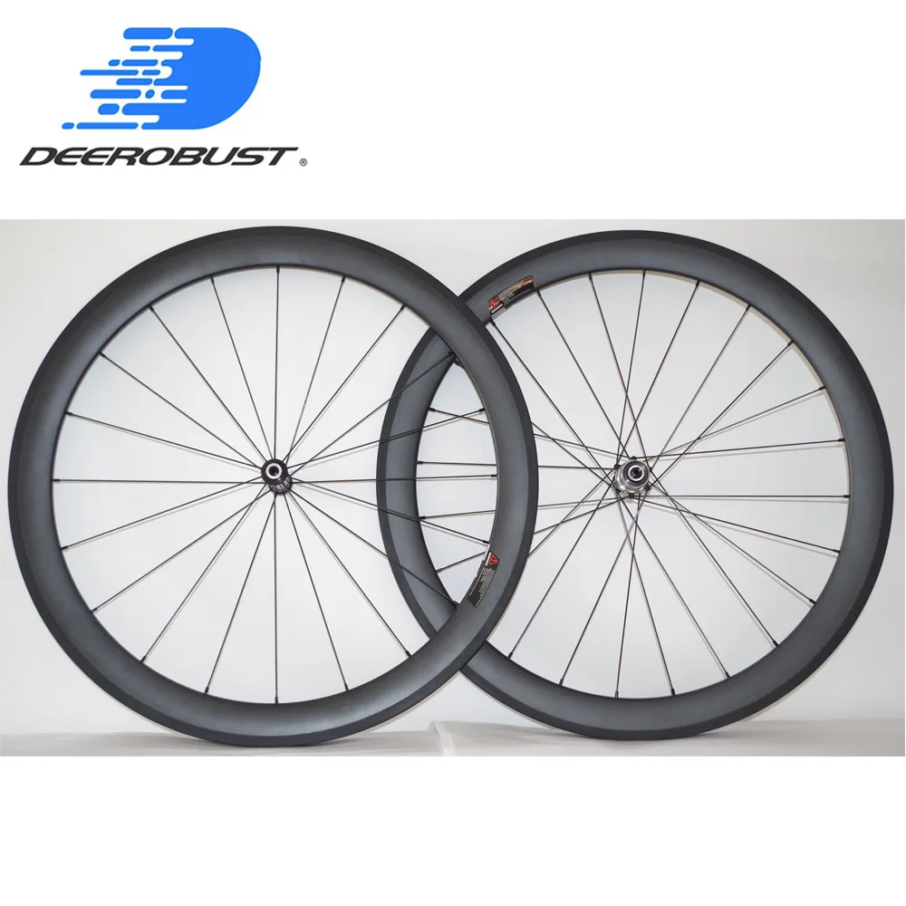 

1411g Straight Pull 700c 60mm Carbon Clincher Road Bike Wheels Bicycle Wheelset Novatec AS511SB/FS522SB Hubs 20 24 Holes 3k