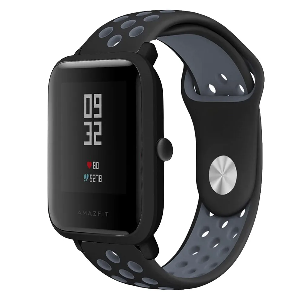 20mm-Watchband-Straps-for-Amazfit-Bip-Youth-soft-Silicone-bracelet-Replacement-wristband-for-Xiaomi-Huami-Amazfit