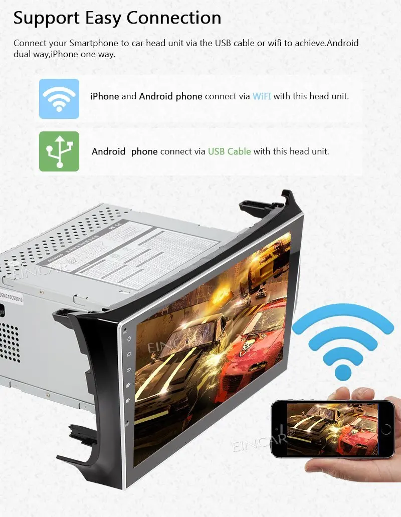 Flash Deal Eincar 10.1 inch Android 7.1 Car Radio 2 Din Stereo with Autoradio for Nissan Support GPS BT 3G/4G WIFI CAM-IN OBD2 1080P DAB+ 4 Flash Deal Eincar 10.1 inch Android 7.1 Car Radio 2 Din Stereo with Autoradio for Nissan Support GPS BT 3G/4G WIFI CAM-IN OBD2 1080P DAB+ 4