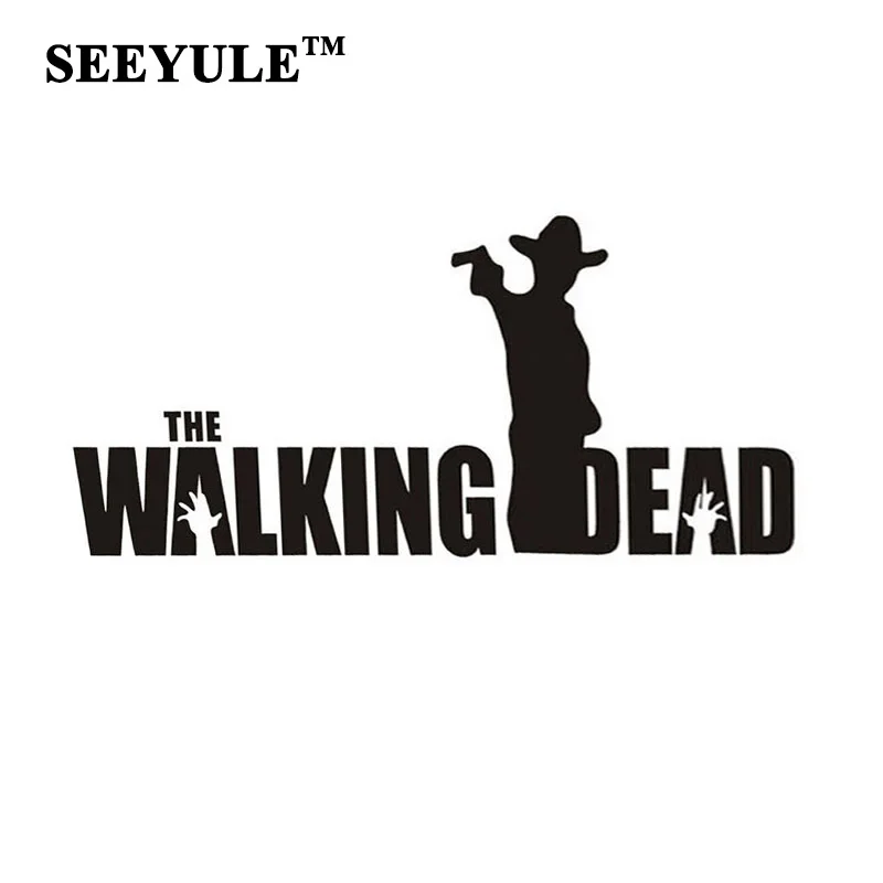 Download 1pc SEEYULE The Walking Dead Car Sticker Zombie Personality Biochemical Crisis Word Styling Body ...