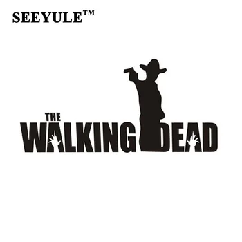 

1pc SEEYULE The Walking Dead Car Sticker Zombie Personality Biochemical Crisis Word Styling Body Sticker for Passat BMW Golf