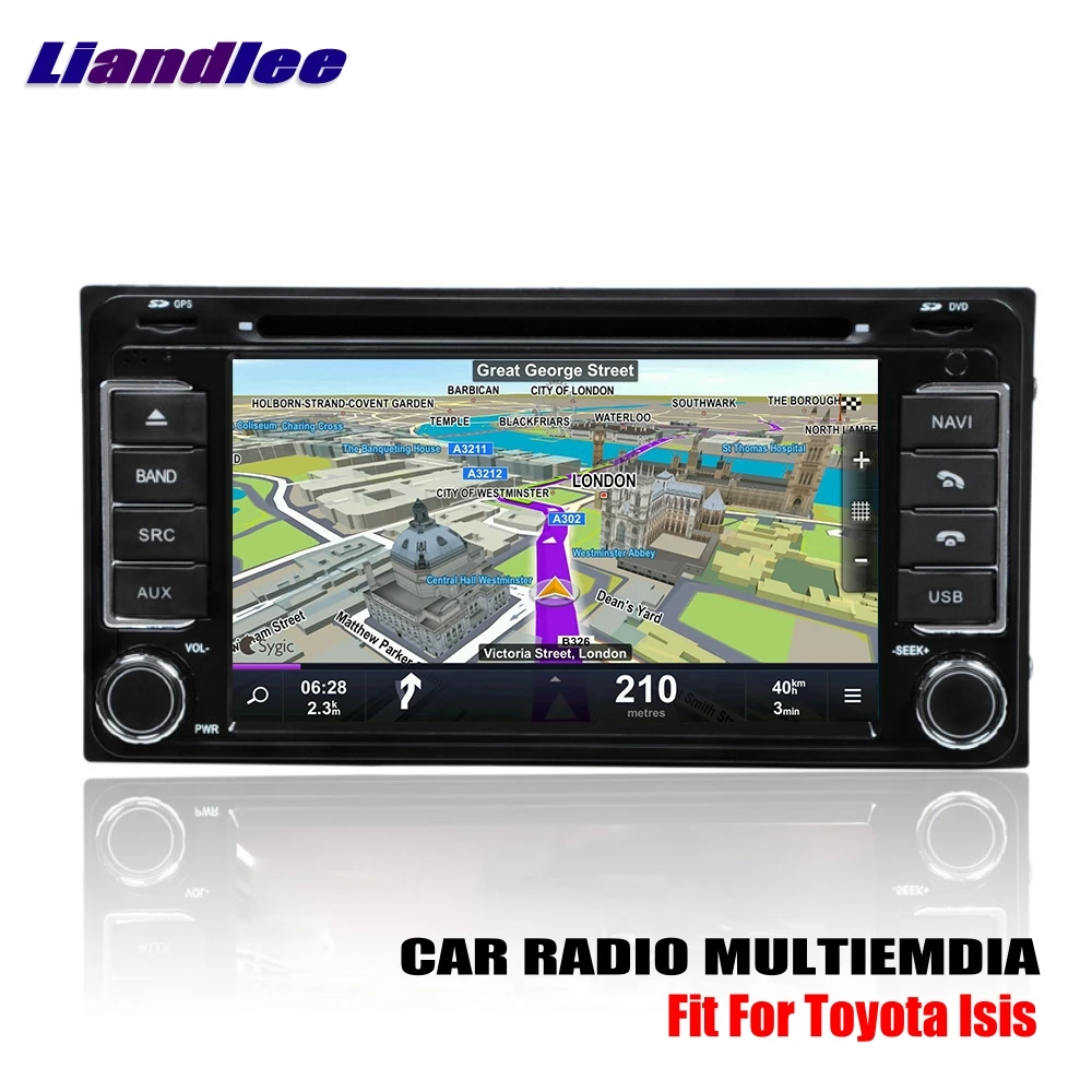 Sale Liandlee For Toyota Isis 2001~2006 Android Car Radio CD DVD Player GPS Navi Maps Navigation Camera OBD TV HD Screen Multimedia 1