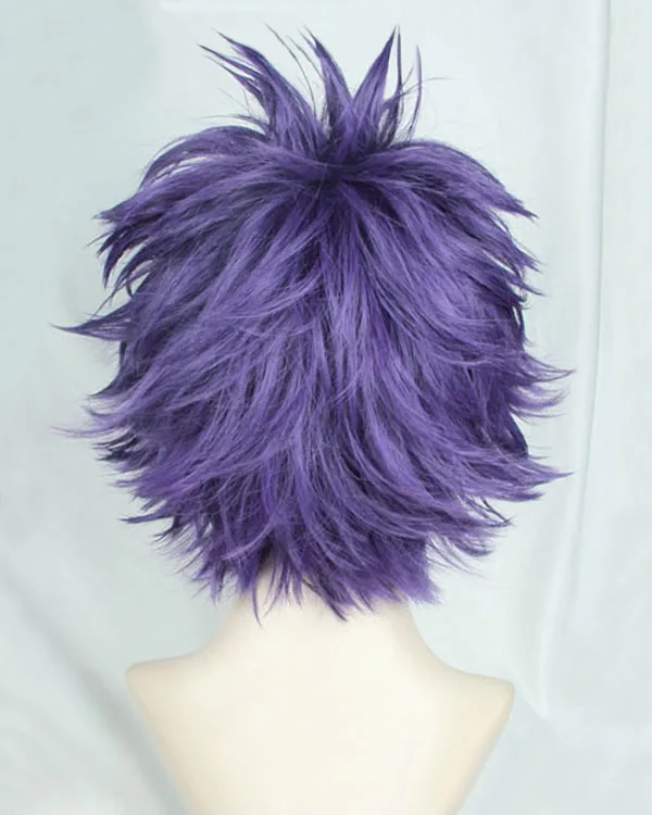 Ccutoo My Hero Academy Boku no Hiro akadelia Shinsou Hitoshi Shinso короткий фиолетовый синтетический пушистый парик для косплея