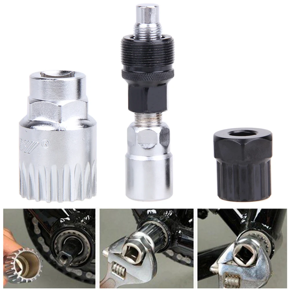 

Practical Wheel Extractor Bottom Bracket Cycling Freewheel Remover tools Mountain Crankset Pedal Remover Repair Tool