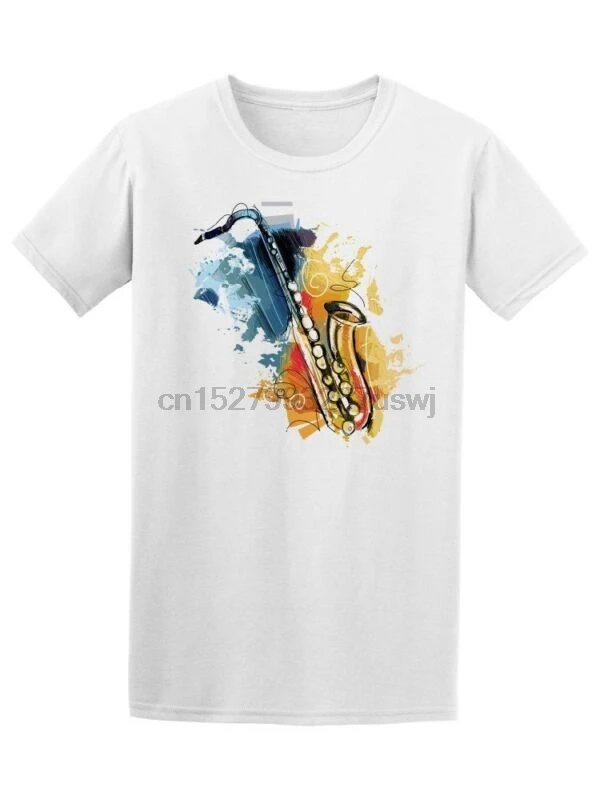 

Colorful Saxophone Jazz Music Mens Tee -Image by Shutterstock