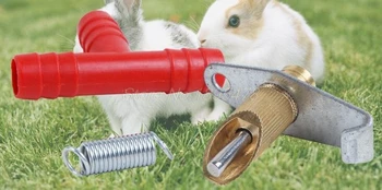 

1000set Dispenser For Rabbit Nipple Drinker Bunny Water Feeder Drinking Bowl T Tubes Pet Supplies Rodents Automatic