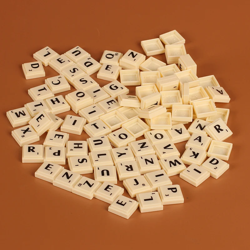 Пластиковая игрушка scrabble английские слова обучение заклинанию обучающая игра