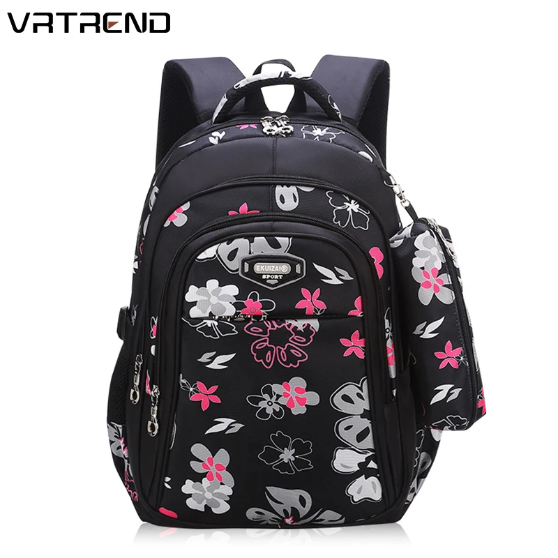 

VRTREND New Children School bags For Girls Primary School BookBag For Boys Grils SchoolBags Kids Printing Backpack mochila