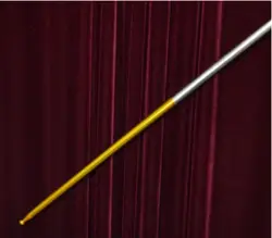 1.4 м из металла Сталь появляющиеся трости (золото-серебро-золотой цвет) волшебные трюки Magia палочка этап Иллюзия Интимные аксессуары трюк