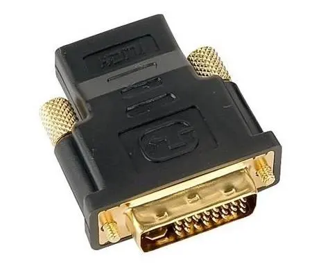 Мужской DVI к HDMI Женский адаптер 500 шт./лот