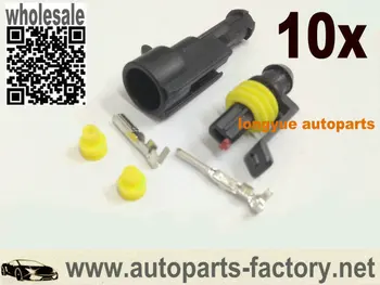 

longyue 1 Way 10 kit set 2pin modo impermeabile filo elettrico connecttore